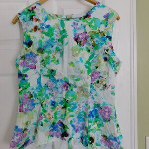 Sleeveless  Cotton Blouse